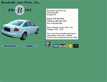 Tablet Screenshot of brooksideauto.com